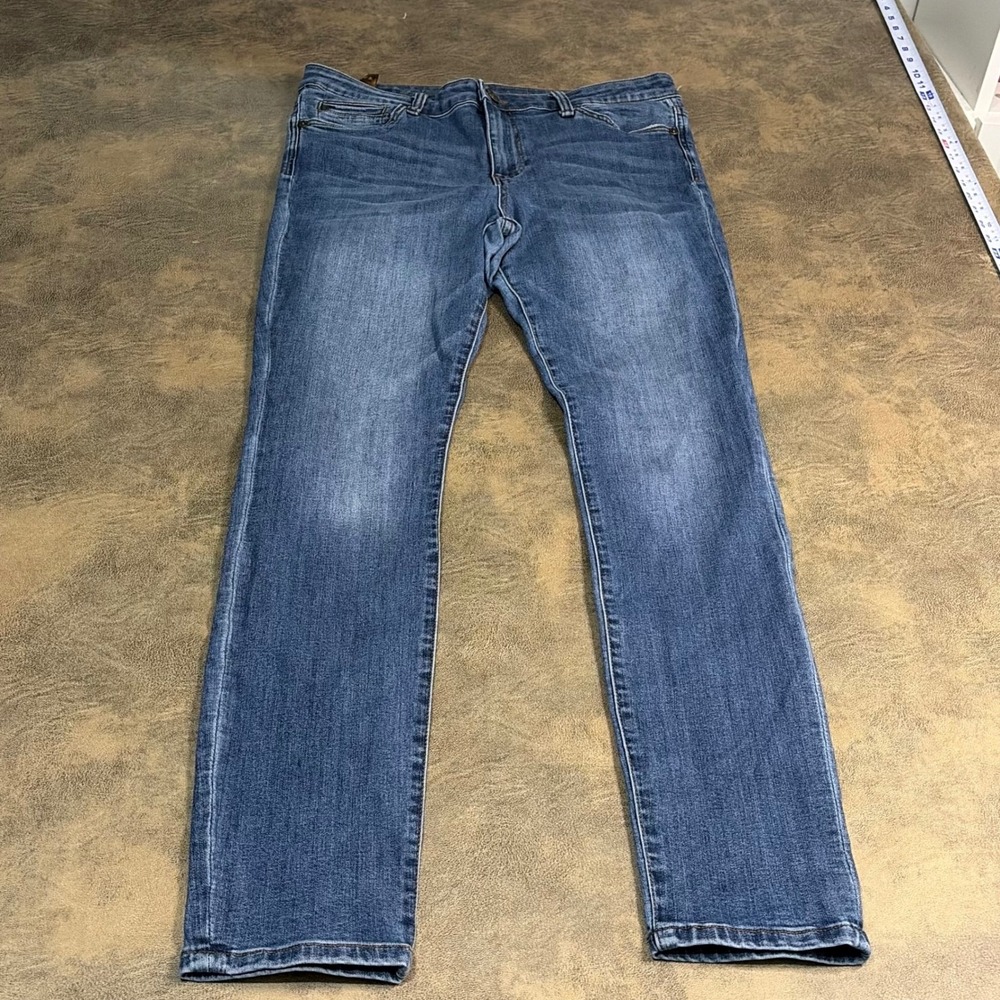 Kut from the Kloth Skinny Jeans Womens 14 Blue Medium Wash KP1064MB8R